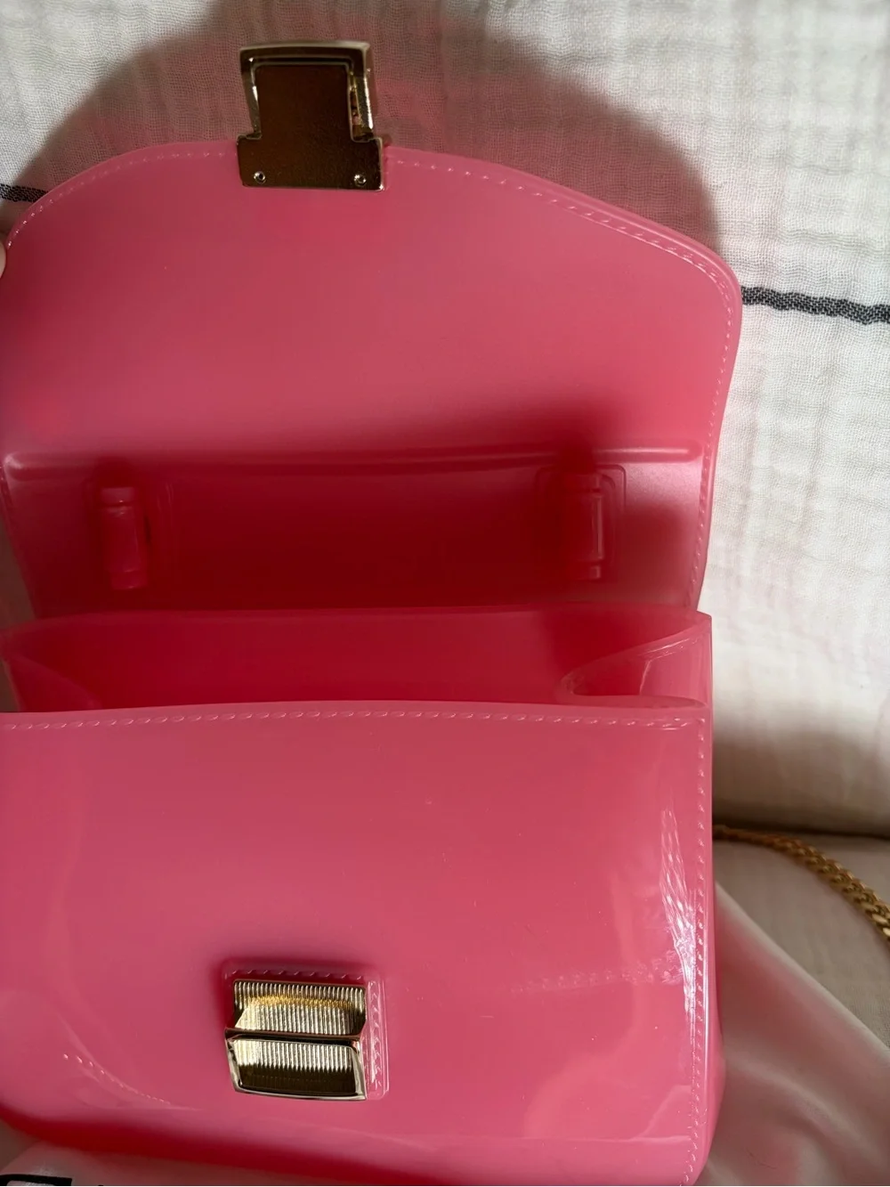 Furla Pink Jelly Candy Mini Crossbody Bag